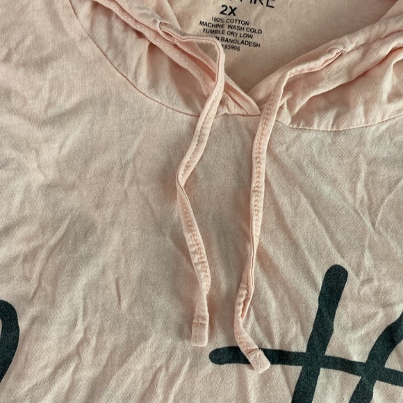 Peach Faith short-sleeve hoodie - Picture 8 of 15